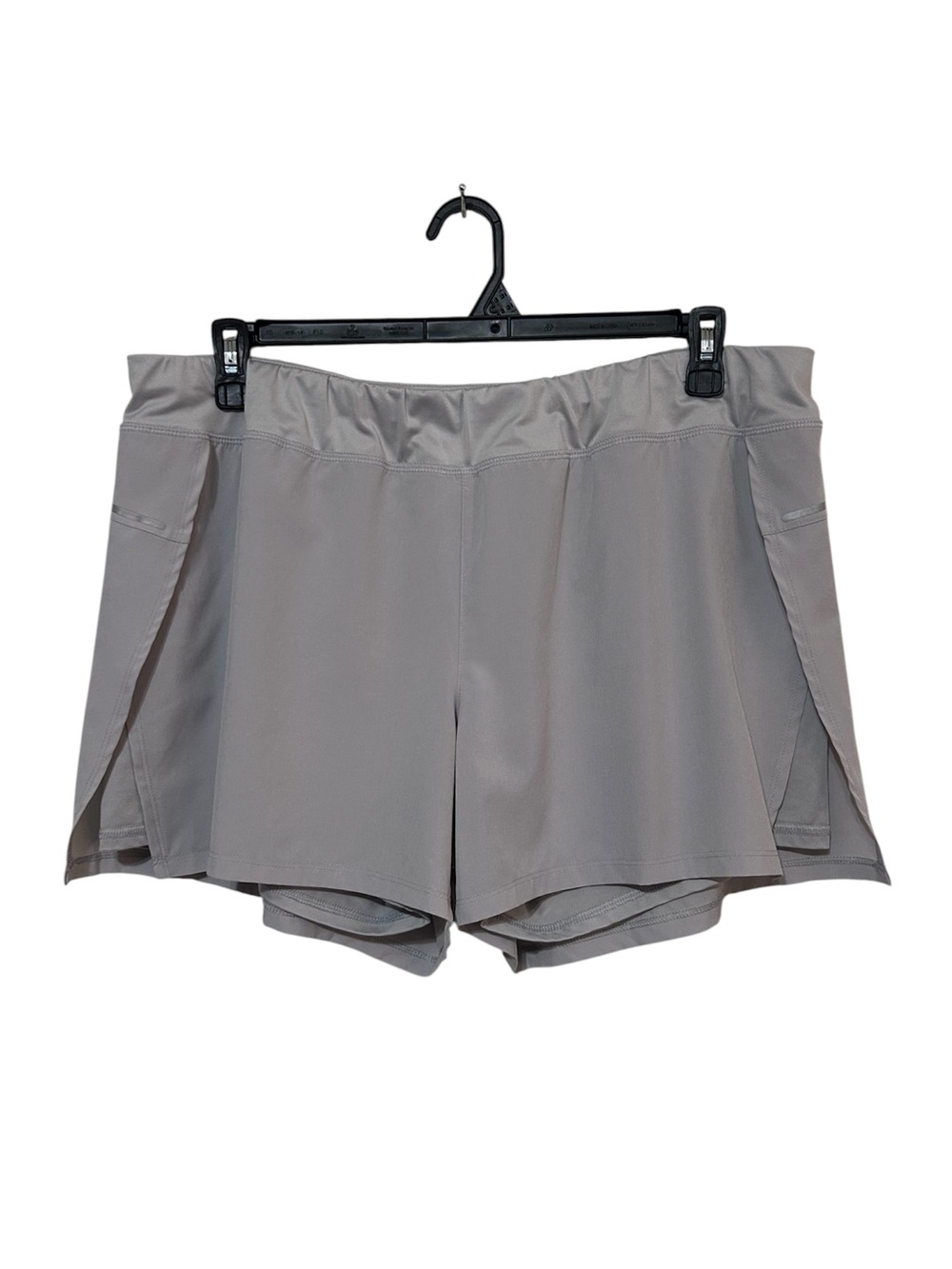 Avia Platinum Silver 2-in-1 Flyaway Running Shorts XXL (20)